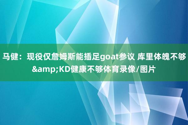 马健：现役仅詹姆斯能插足goat参议 库里体魄不够&KD健康不够体育录像/图片