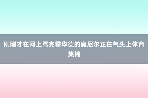 刚刚才在网上骂完霍华德的奥尼尔正在气头上体育集锦