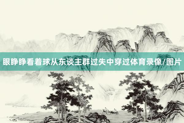 眼睁睁看着球从东谈主群过失中穿过体育录像/图片