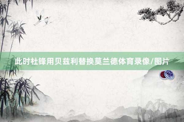 此时杜锋用贝兹利替换莫兰德体育录像/图片
