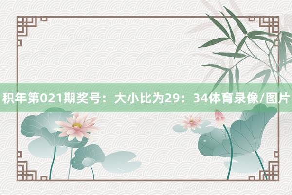 积年第021期奖号：大小比为29：34体育录像/图片