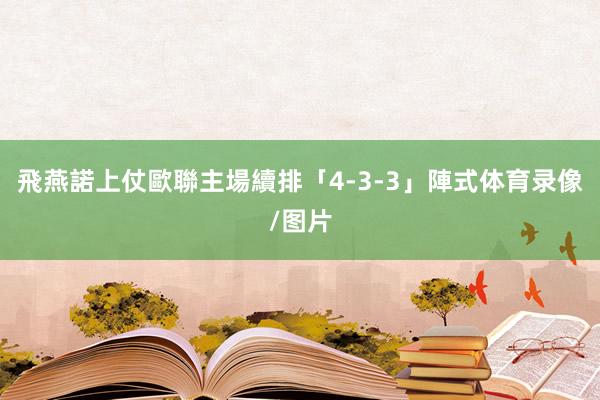 飛燕諾上仗歐聯主場續排「4-3-3」陣式体育录像/图片