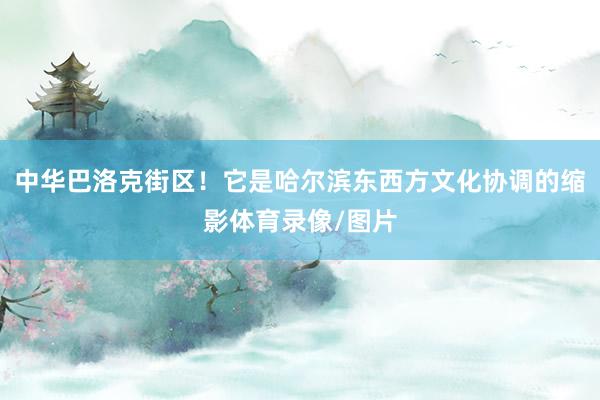 中华巴洛克街区！它是哈尔滨东西方文化协调的缩影体育录像/图片