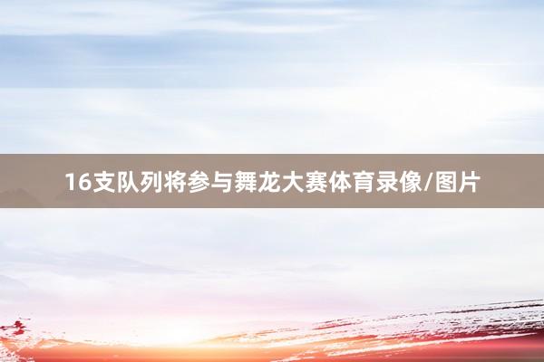 16支队列将参与舞龙大赛体育录像/图片