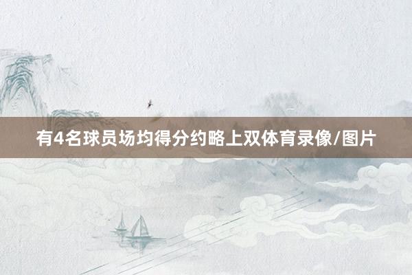 有4名球员场均得分约略上双体育录像/图片