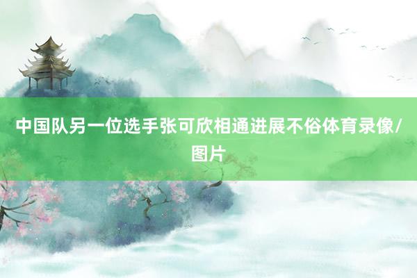 中国队另一位选手张可欣相通进展不俗体育录像/图片