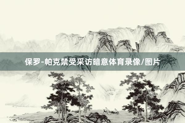 保罗-帕克禁受采访暗意体育录像/图片