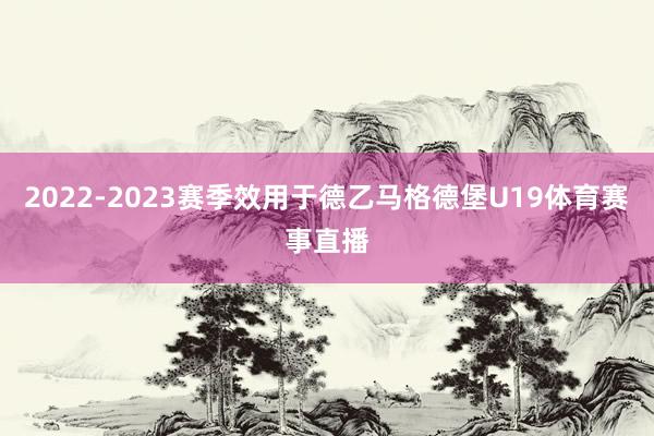 2022-2023赛季效用于德乙马格德堡U19体育赛事直播