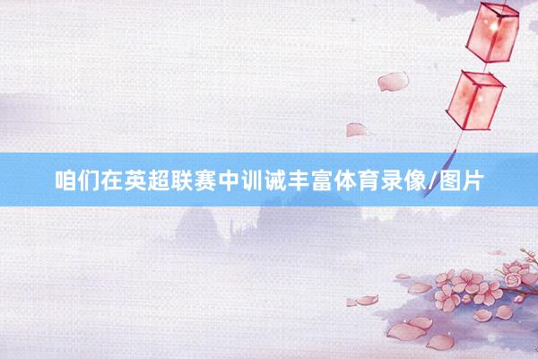 咱们在英超联赛中训诫丰富体育录像/图片