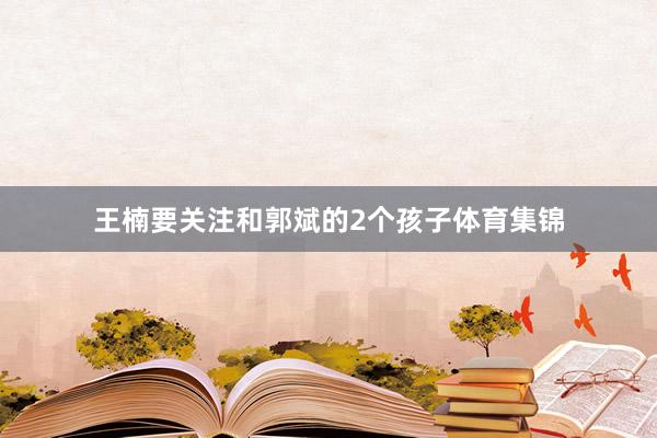 王楠要关注和郭斌的2个孩子体育集锦