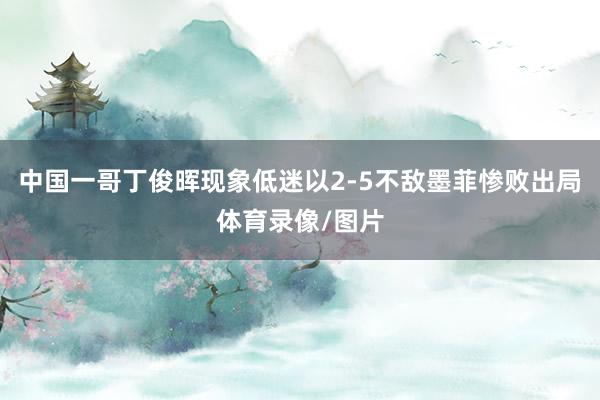 中国一哥丁俊晖现象低迷以2-5不敌墨菲惨败出局体育录像/图片