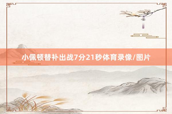 小佩顿替补出战7分21秒体育录像/图片