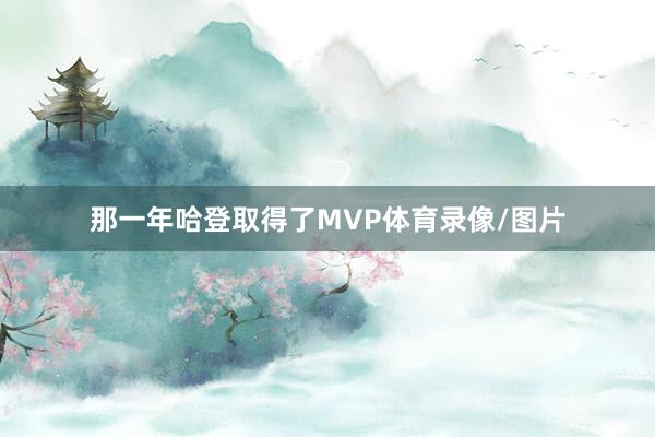 那一年哈登取得了MVP体育录像/图片