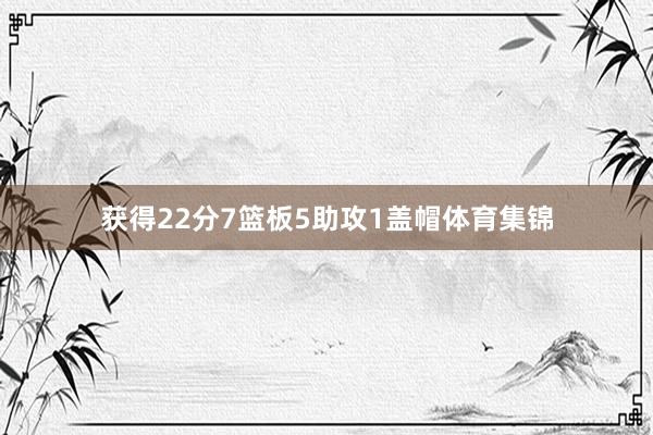 获得22分7篮板5助攻1盖帽体育集锦