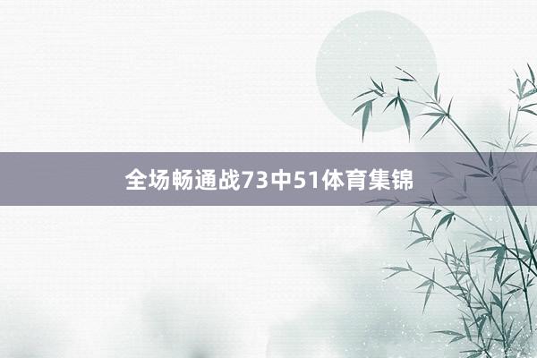 全场畅通战73中51体育集锦