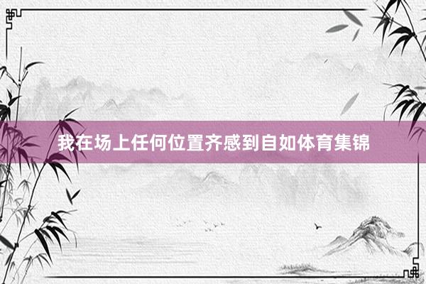 我在场上任何位置齐感到自如体育集锦