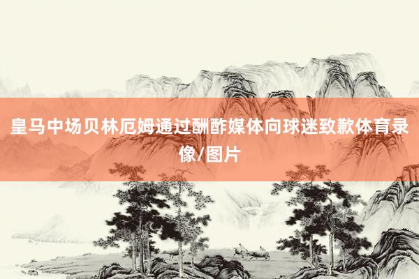 皇马中场贝林厄姆通过酬酢媒体向球迷致歉体育录像/图片