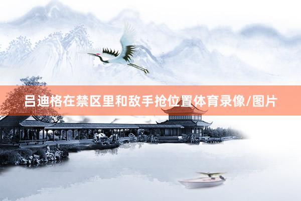 吕迪格在禁区里和敌手抢位置体育录像/图片