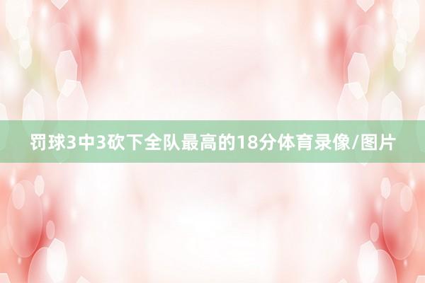 罚球3中3砍下全队最高的18分体育录像/图片