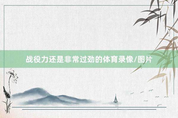 战役力还是非常过劲的体育录像/图片