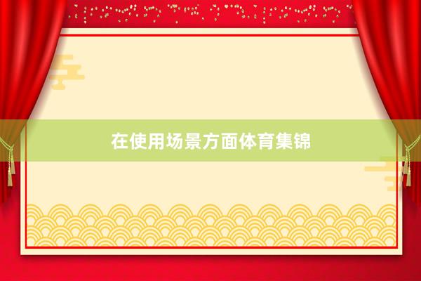 在使用场景方面体育集锦