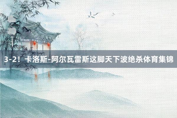3-2！卡洛斯-阿尔瓦雷斯这脚天下波绝杀体育集锦