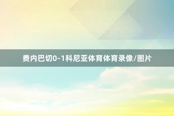 费内巴切0-1科尼亚体育体育录像/图片