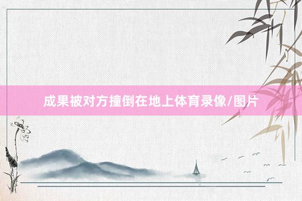 成果被对方撞倒在地上体育录像/图片