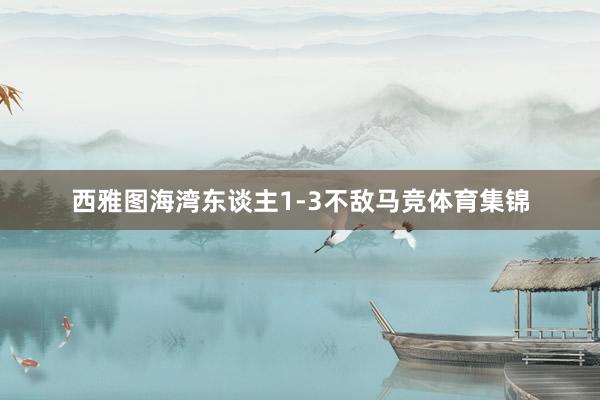 西雅图海湾东谈主1-3不敌马竞体育集锦