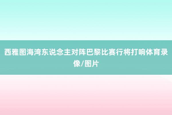 西雅图海湾东说念主对阵巴黎比赛行将打响体育录像/图片