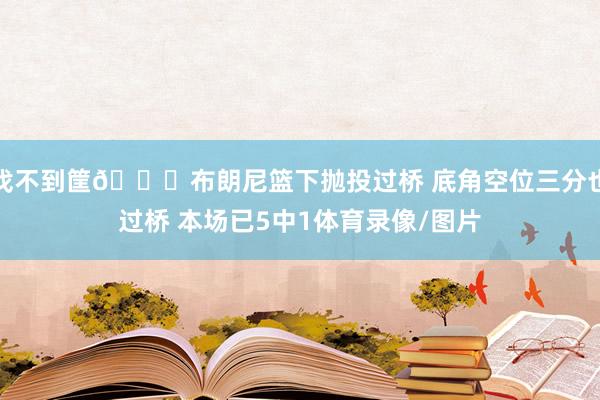 找不到筐😑布朗尼篮下抛投过桥 底角空位三分也过桥 本场已5中
