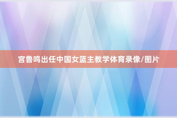 宫鲁鸣出任中国女篮主教学体育录像/图片