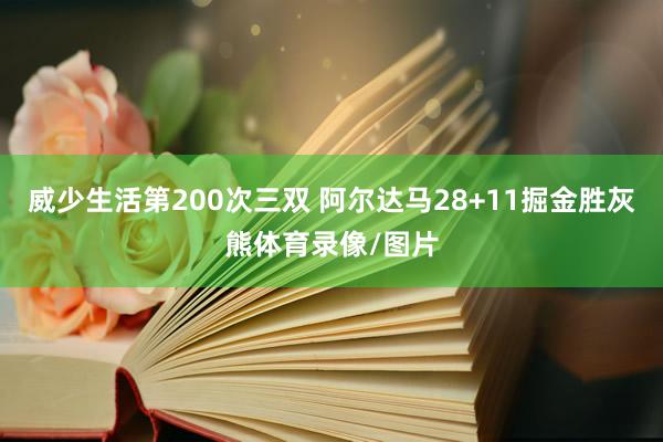 威少生活第200次三双 阿尔达马28+11掘金胜灰熊体育录像