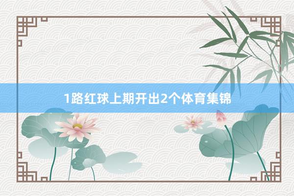 1路红球上期开出2个体育集锦