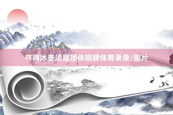 夺得冰壶须眉团体铜牌体育录像/图片