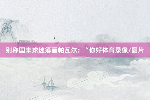 别称国米球迷筹画帕瓦尔：“你好体育录像/图片