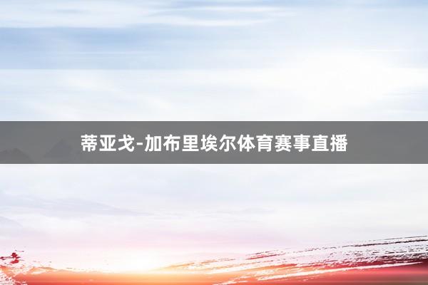 蒂亚戈-加布里埃尔体育赛事直播