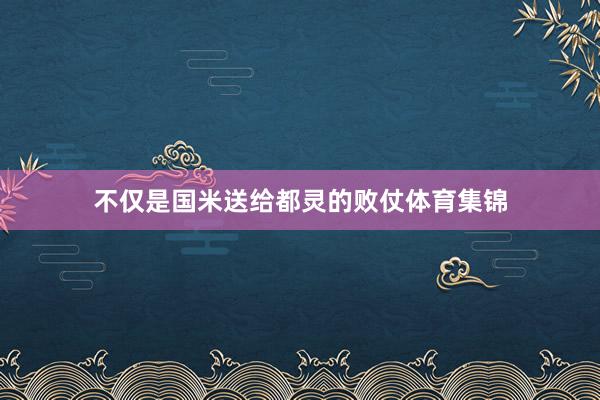 不仅是国米送给都灵的败仗体育集锦